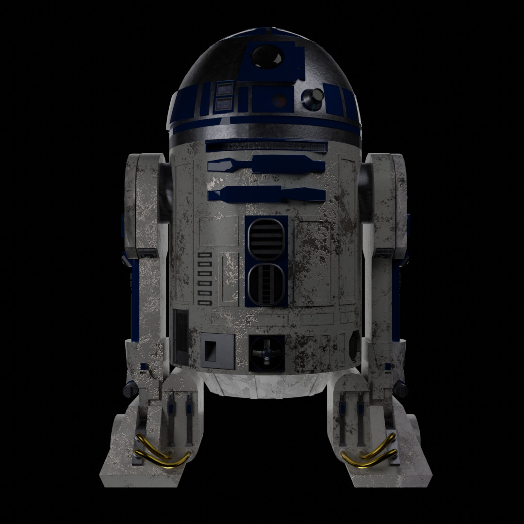R2D2 3D Model 3D model_1