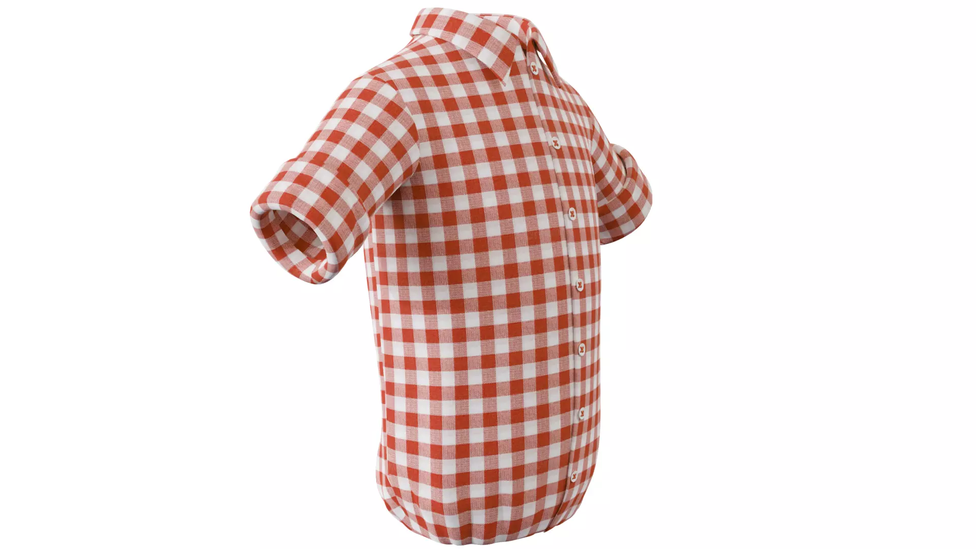 Shirt 3D Low-poly 3D model_0