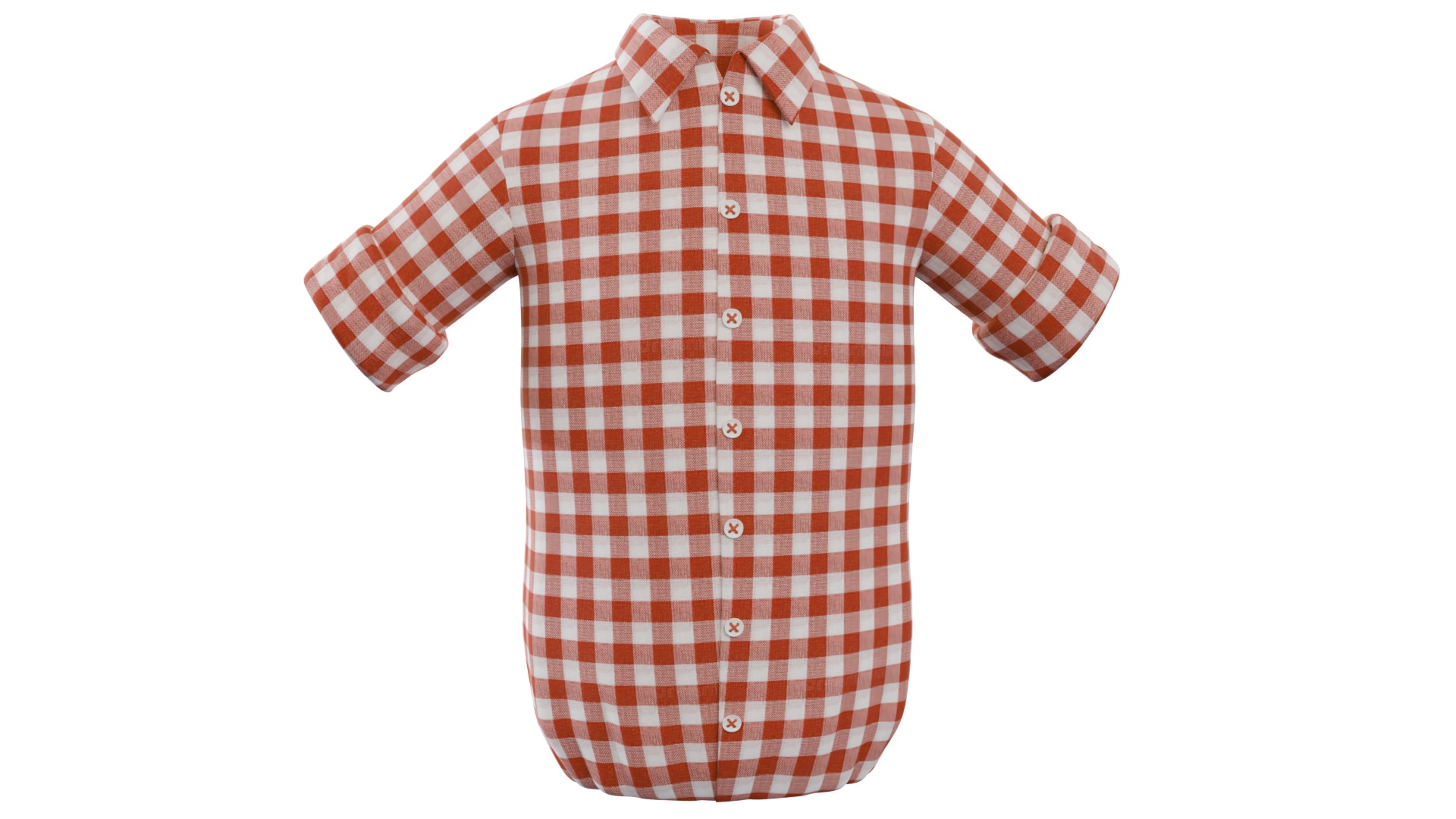 Shirt 3D Low-poly 3D model_1