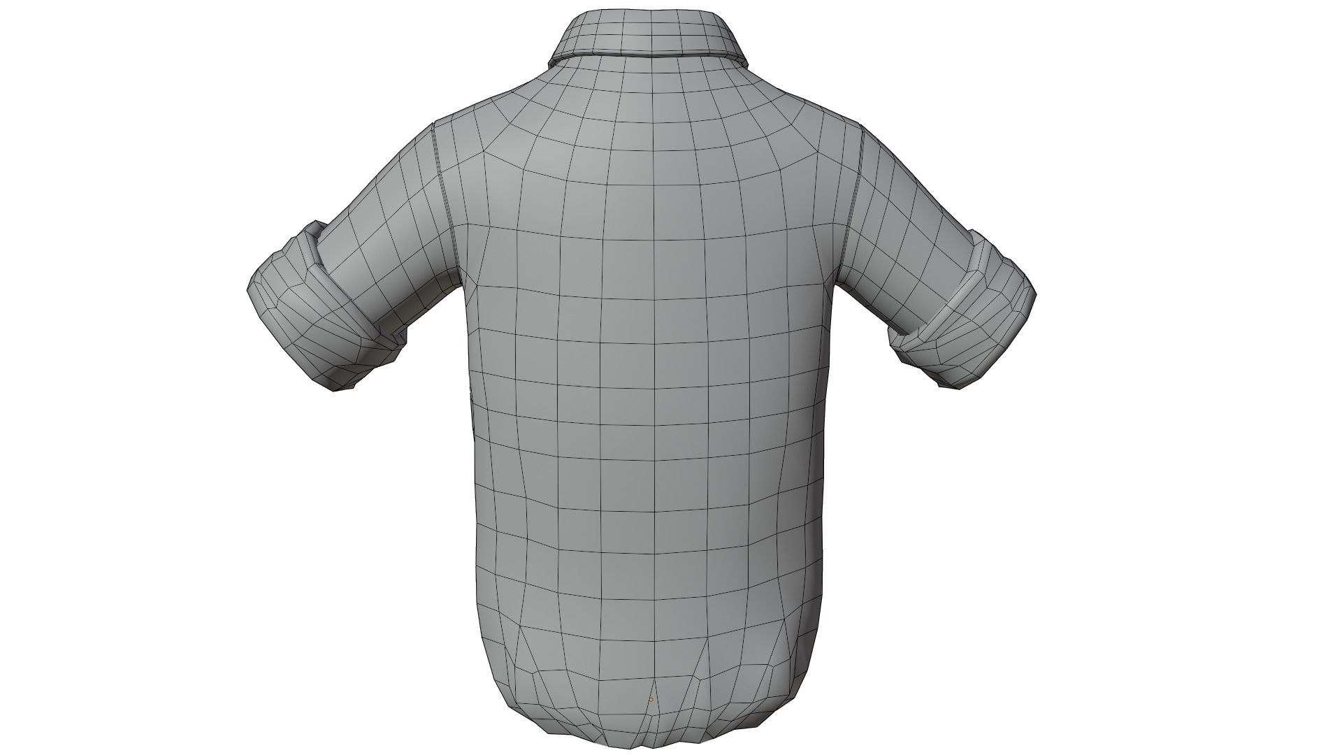 Shirt 3D Low-poly 3D model_14