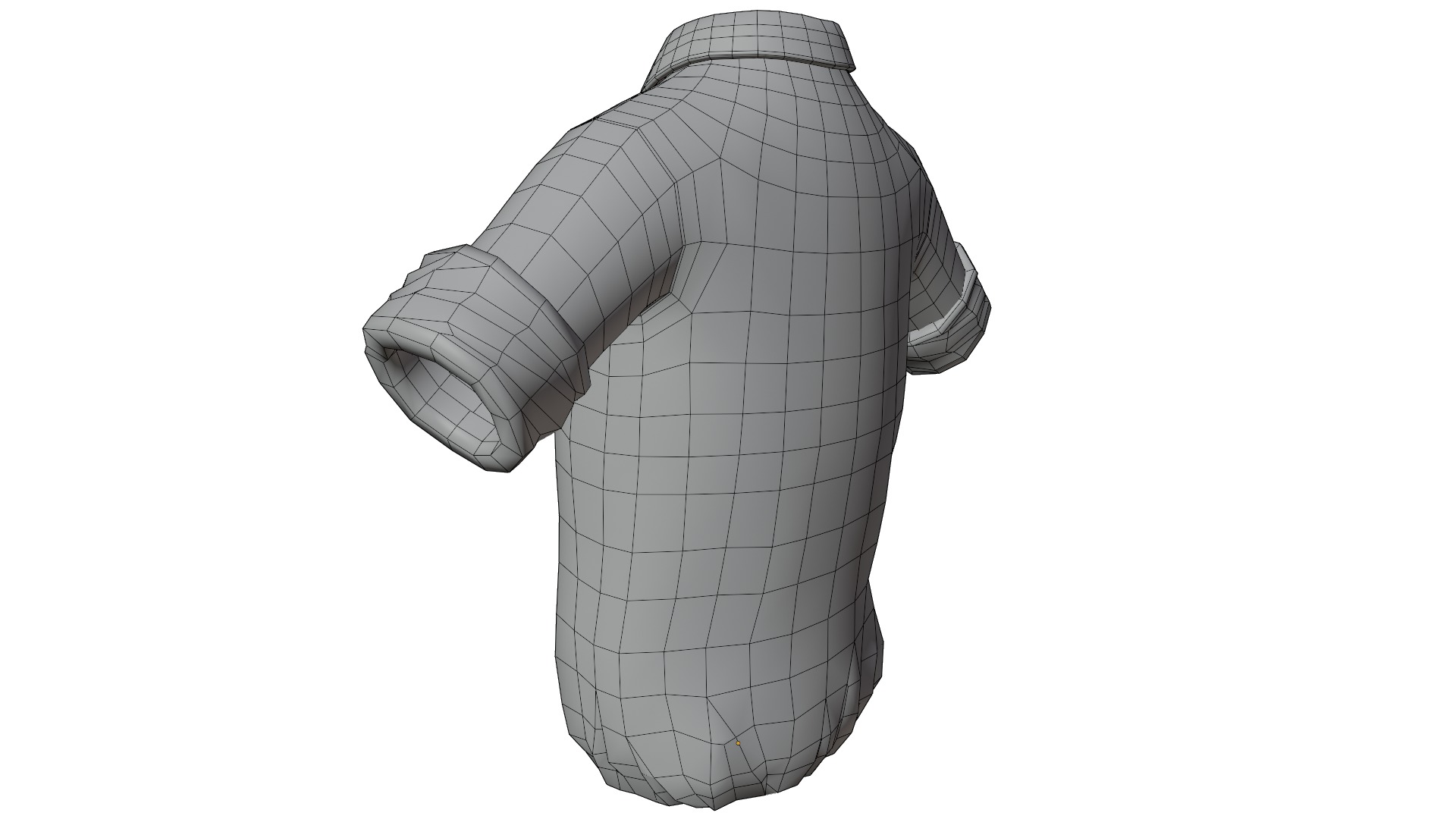Shirt 3D Low-poly 3D model_13
