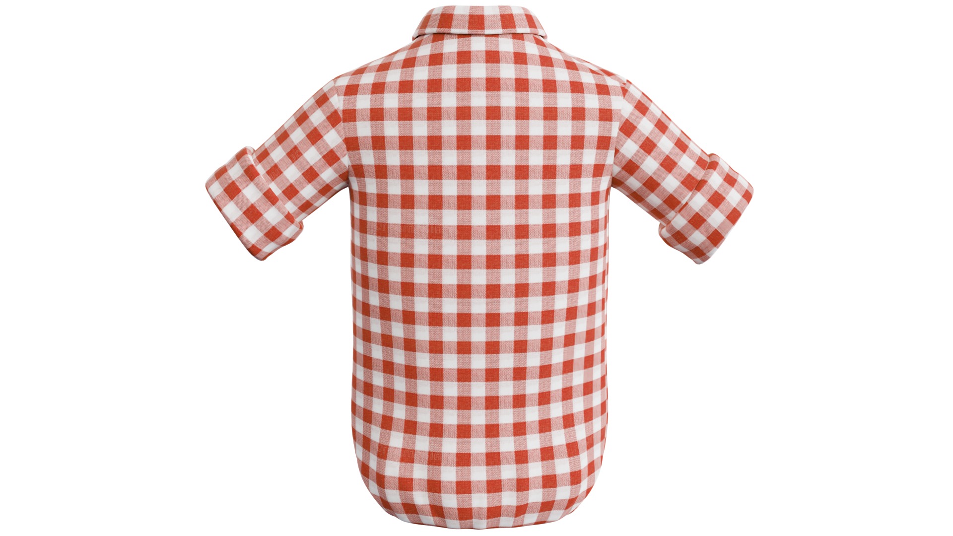 Shirt 3D Low-poly 3D model_5