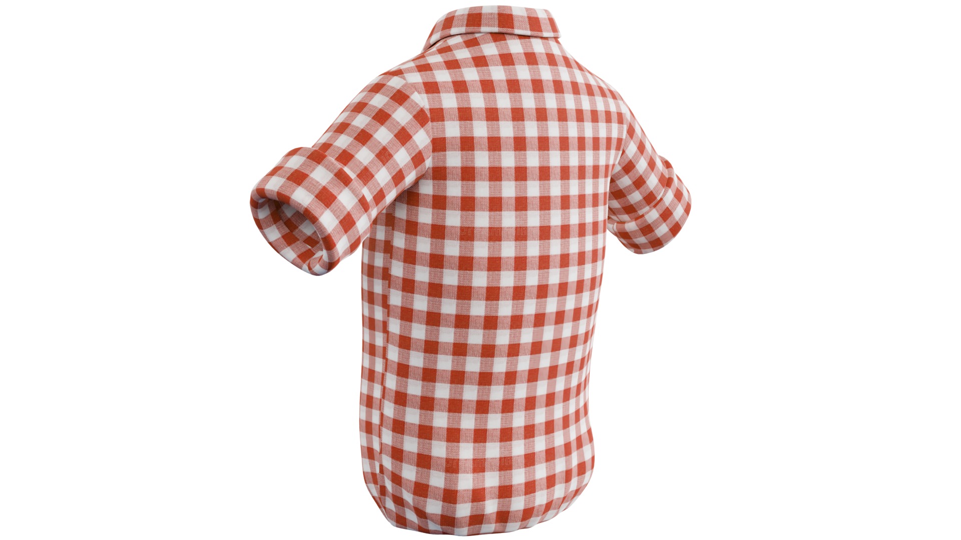 Shirt 3D Low-poly 3D model_4