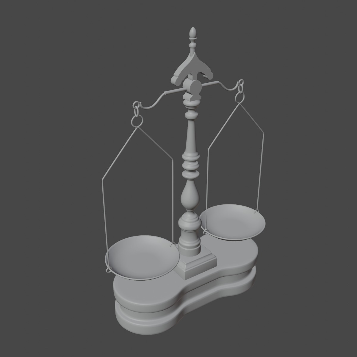 Justice Scale 01 3D model_8
