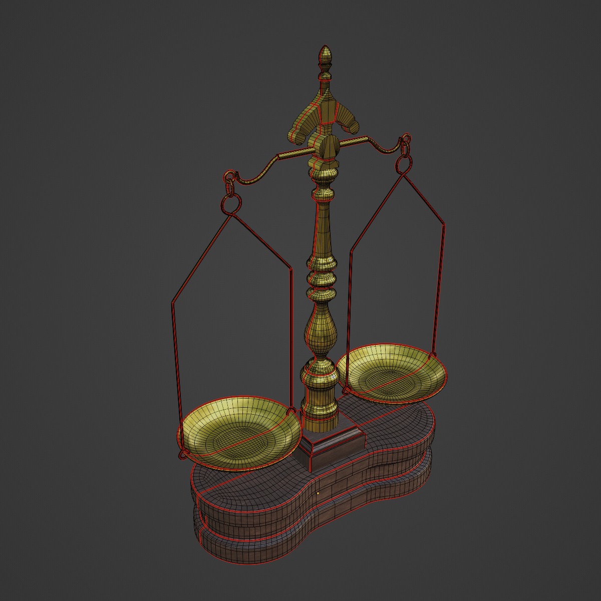 Justice Scale 01 3D model_7