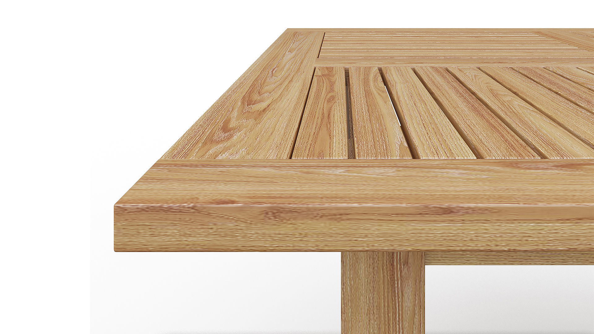 Square Table 3D model_1