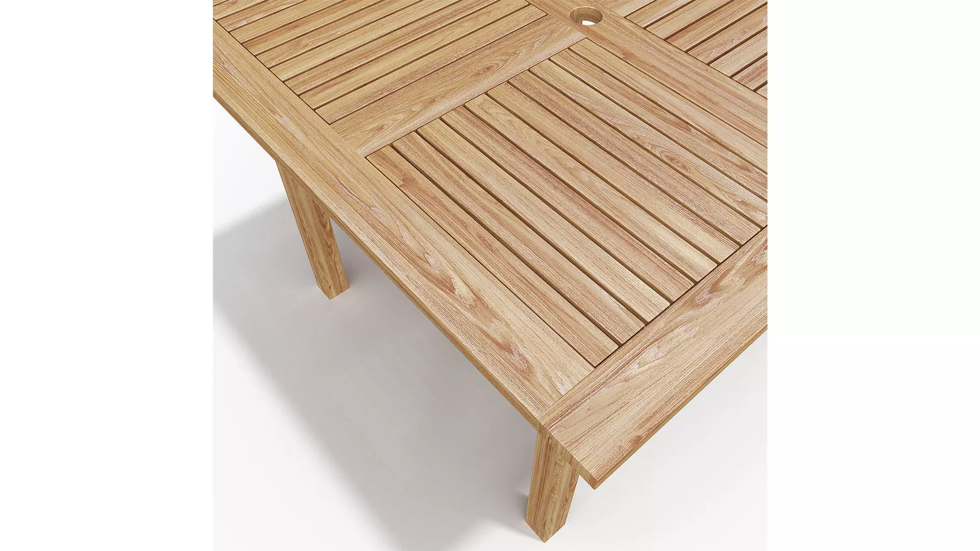 Square Table 3D model_0