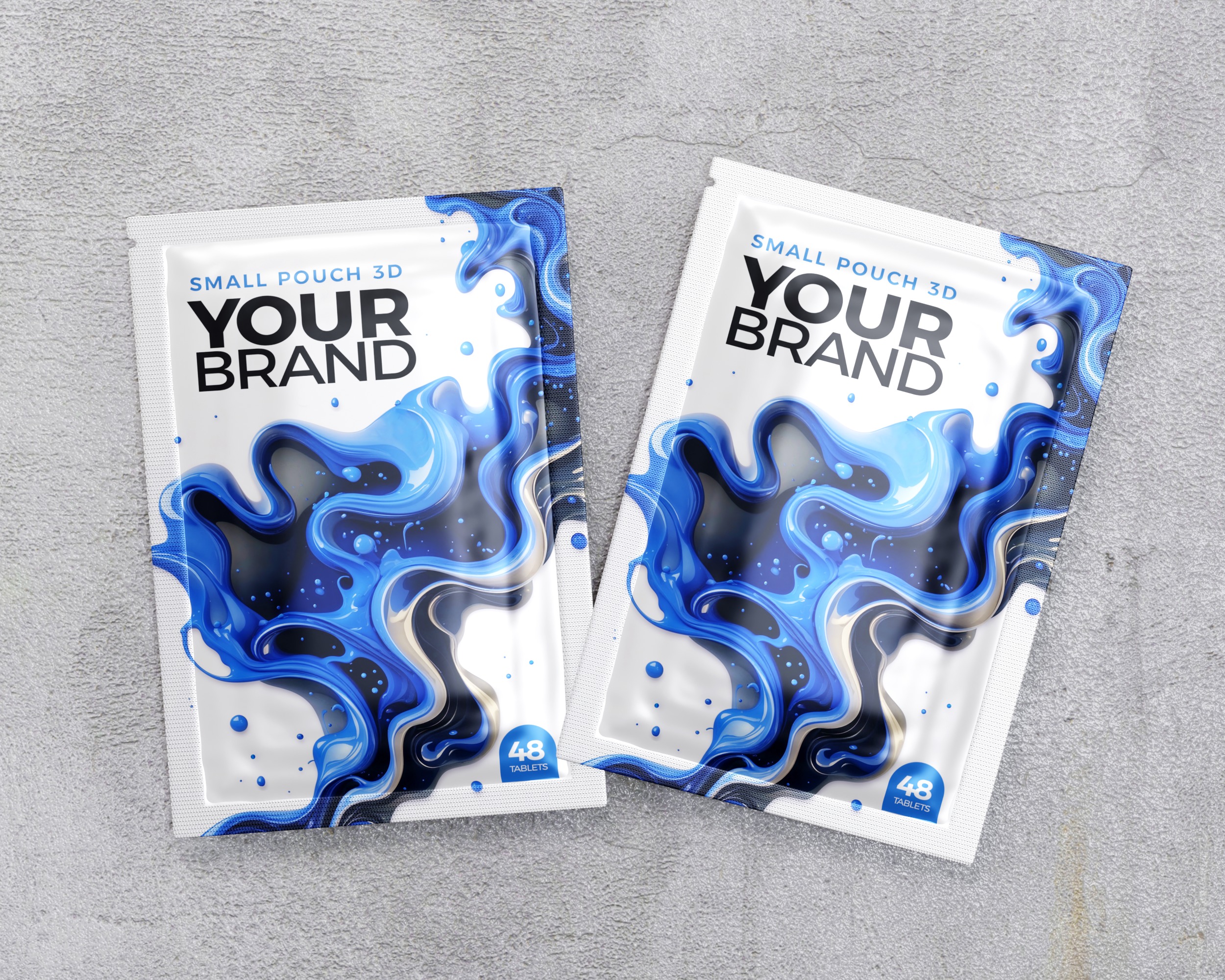 Small Pouch Packaging 3D model_6