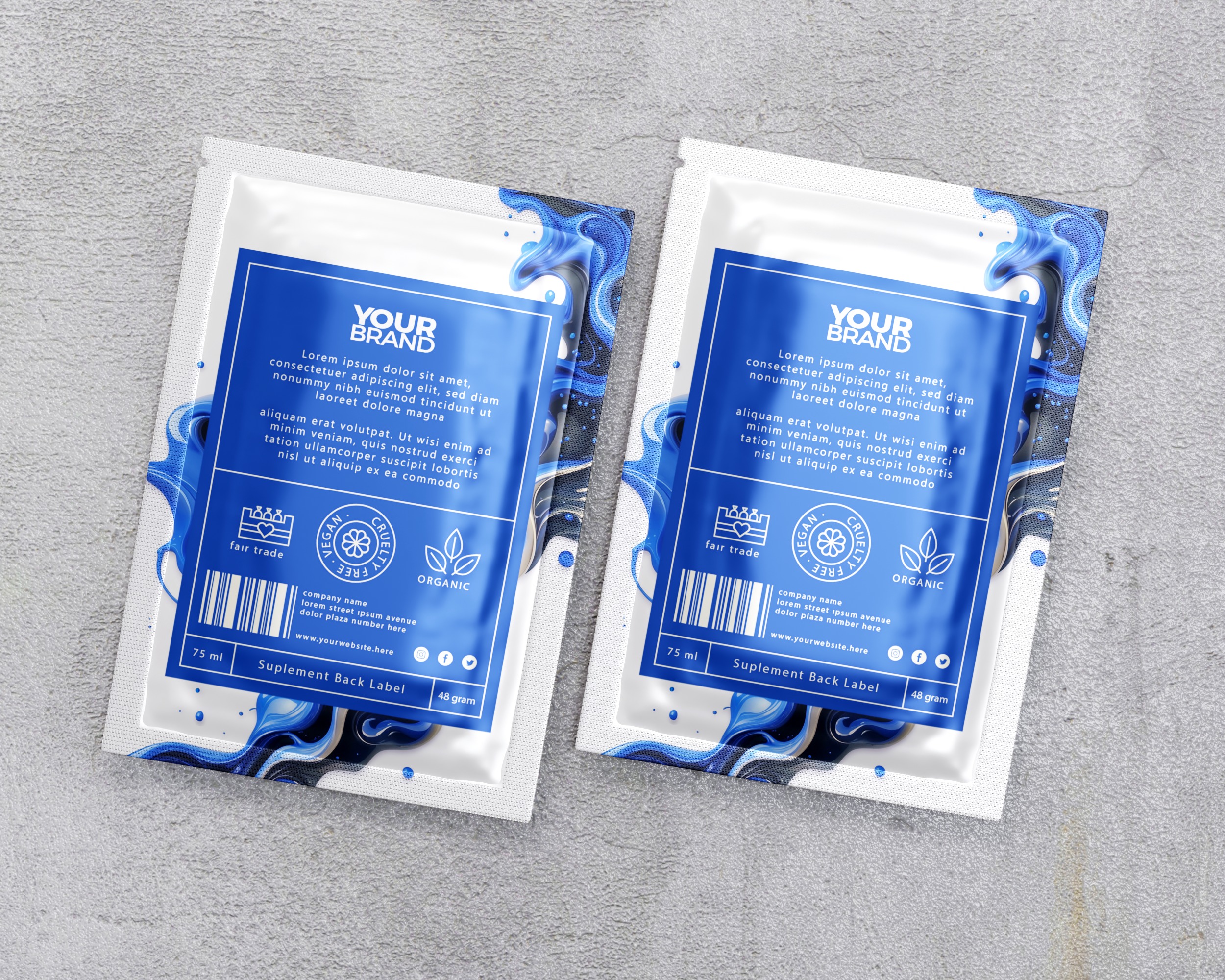 Small Pouch Packaging 3D model_4