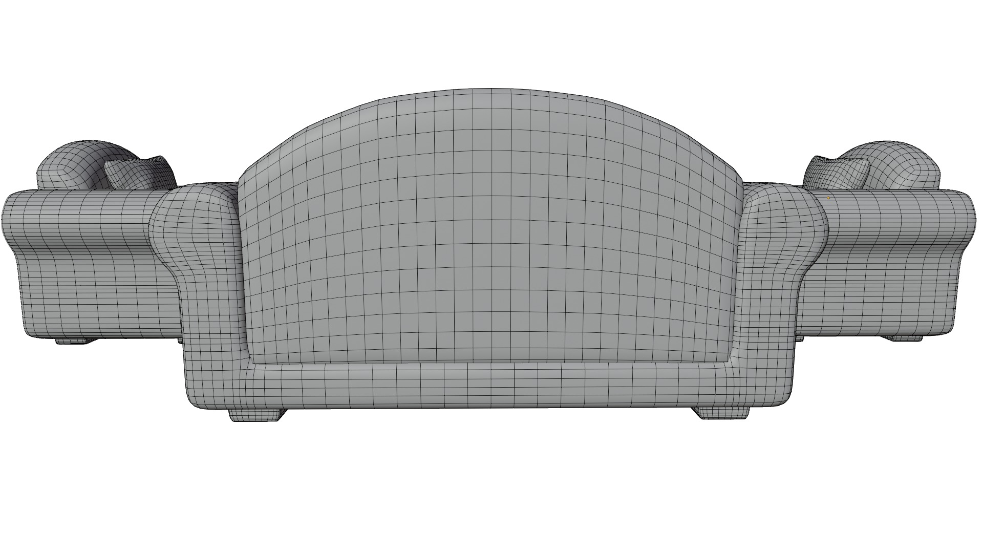 Sofa Set 01 Low-poly 3D model_14