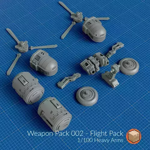 WEAPON PACK 002 3D print model