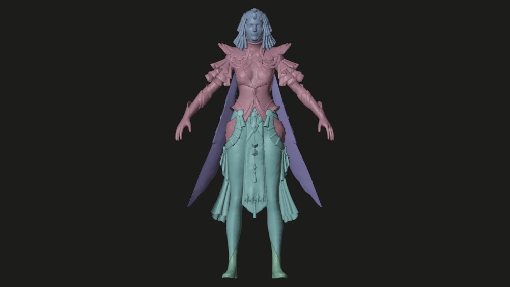 pubg Iridescence X Suit 2 Animated Textures Low-poly 3D model_8