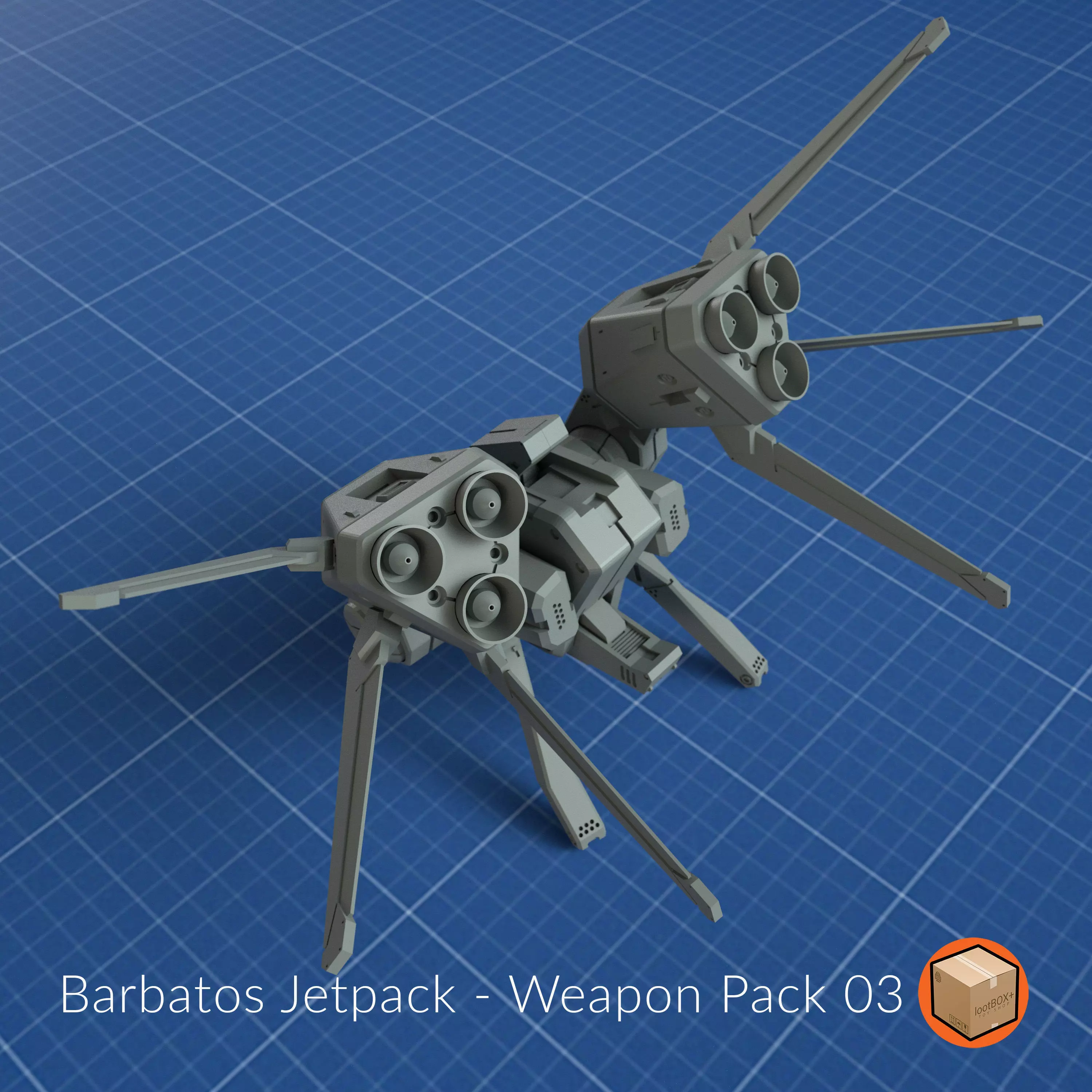 WEAPON PACK 003 3D print model_0