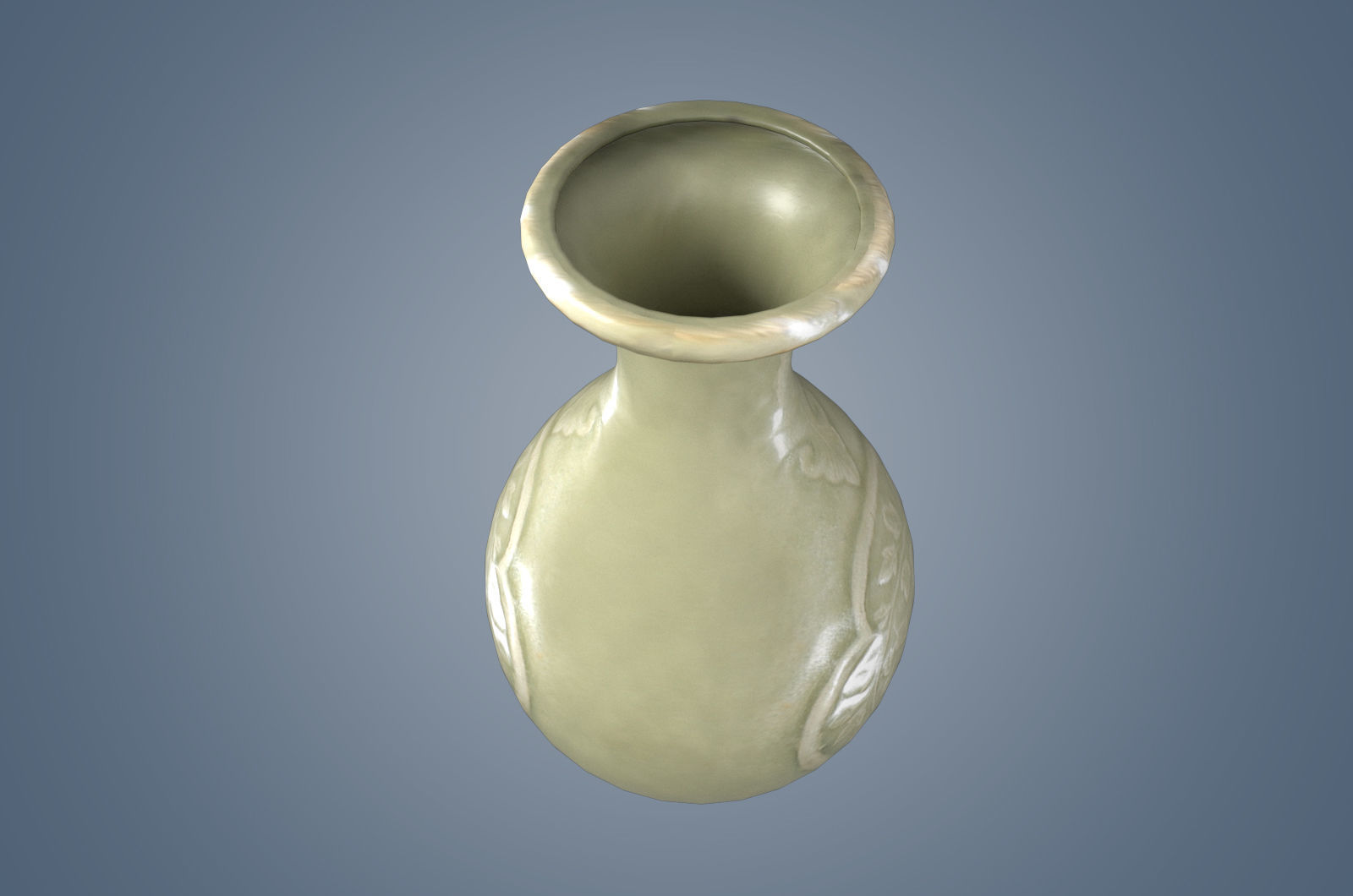 Vase Collection chinese Low-poly 3D model Low-poly 3D model_2