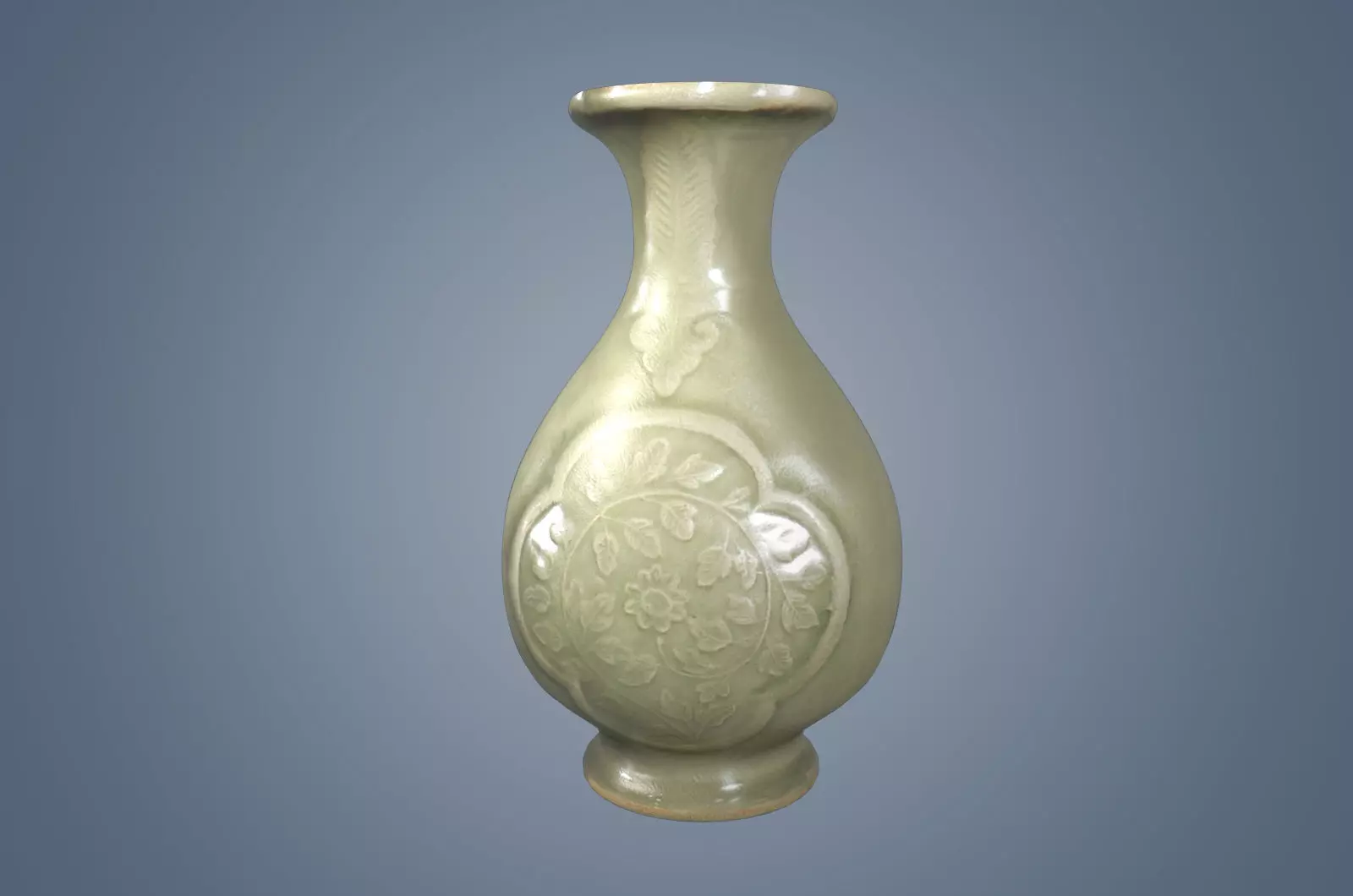 Vase Collection chinese Low-poly 3D model Low-poly 3D model_0