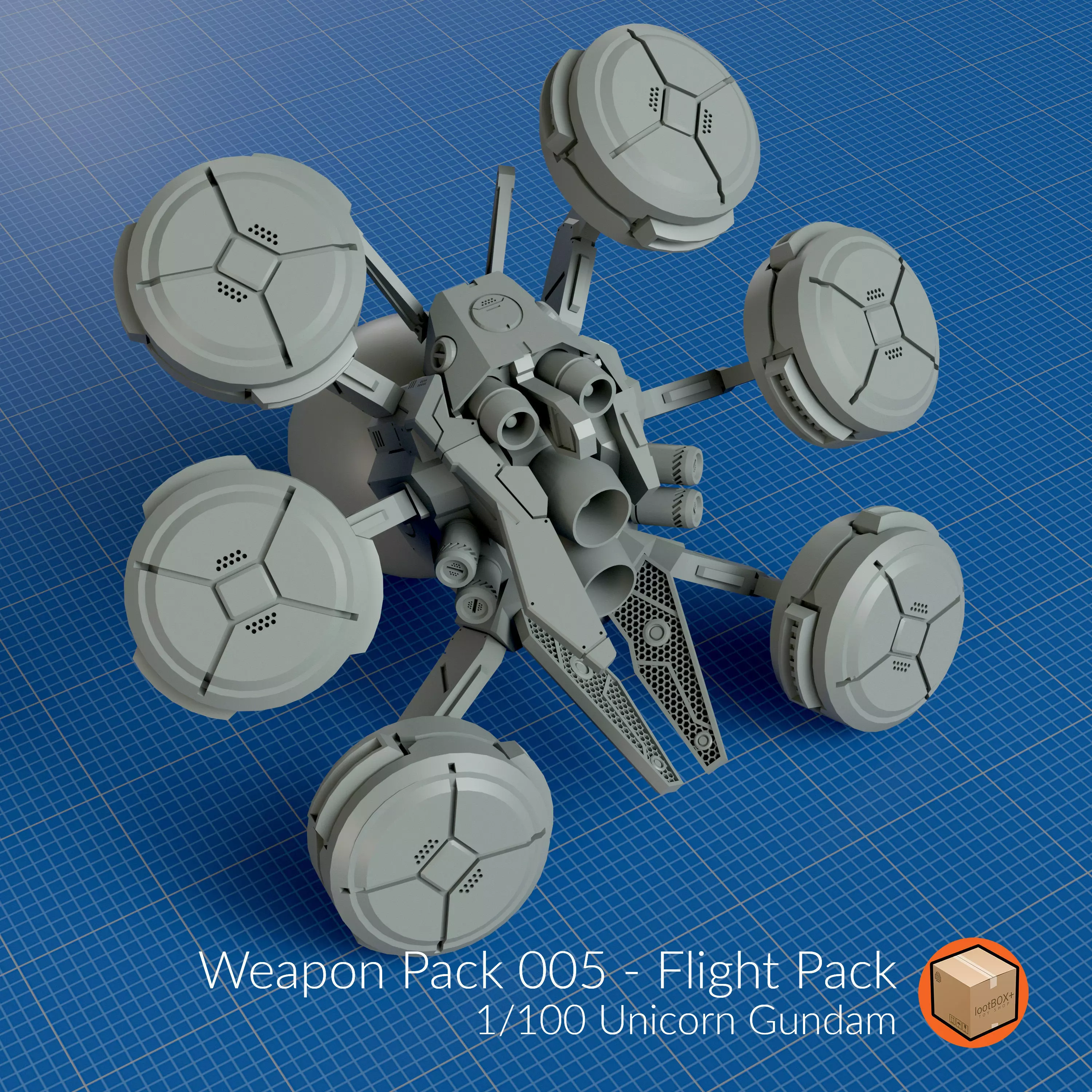 WEAPON PACK 005 3D print model_0