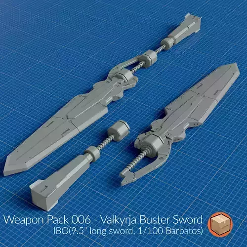 WEAPON PACK 006 3D print model