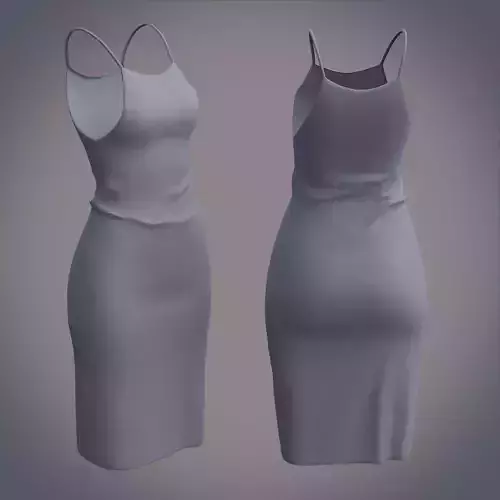 3D Camisole dress - Female dress