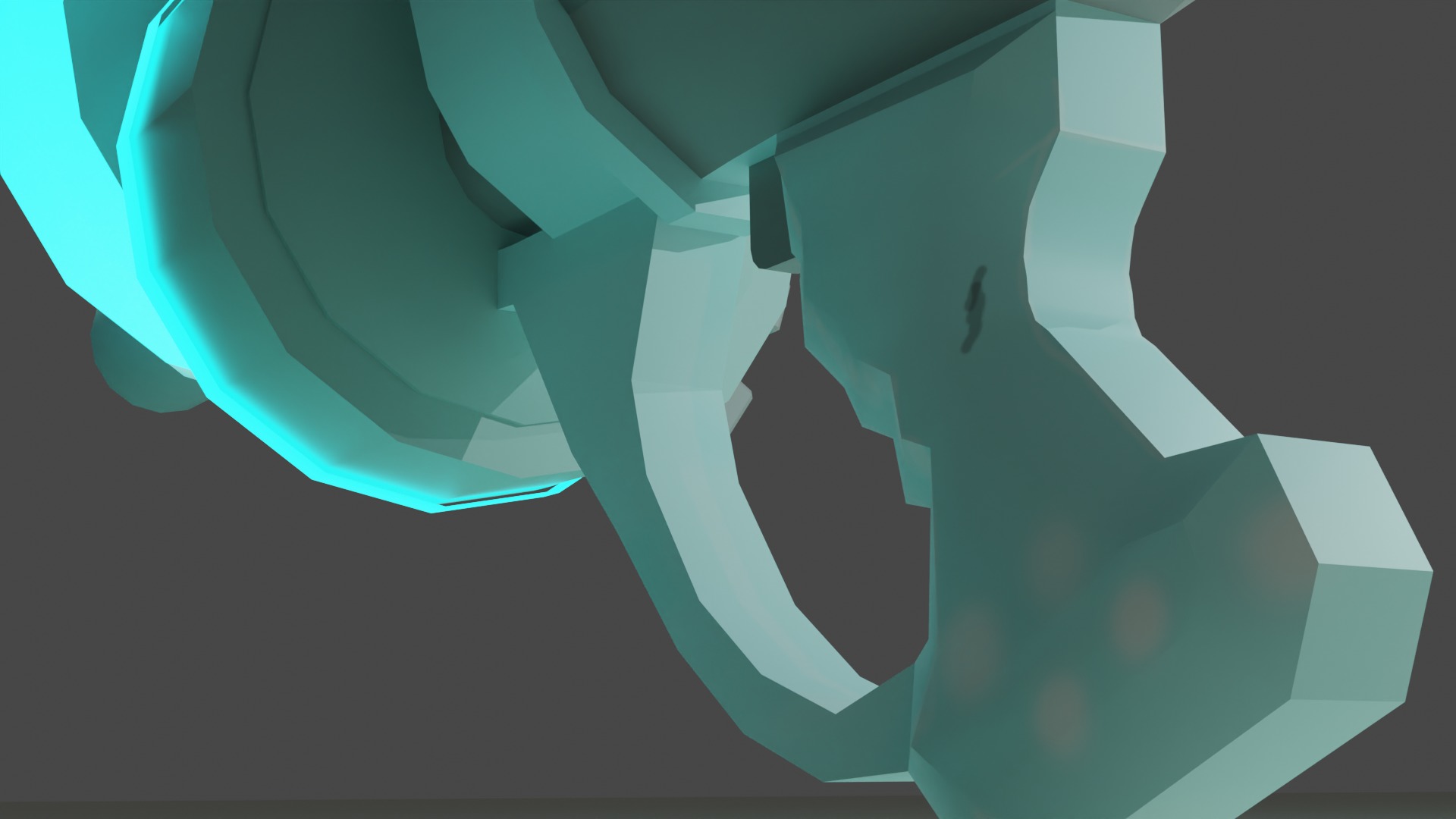 Frost blaster Low-poly 3D model_2