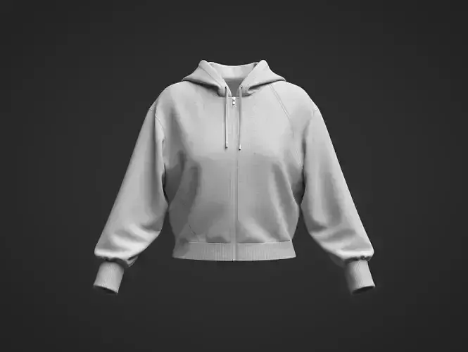 Female Short Hoodie 