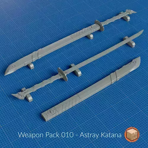 WEAPON PACK 010 - Astray Katana