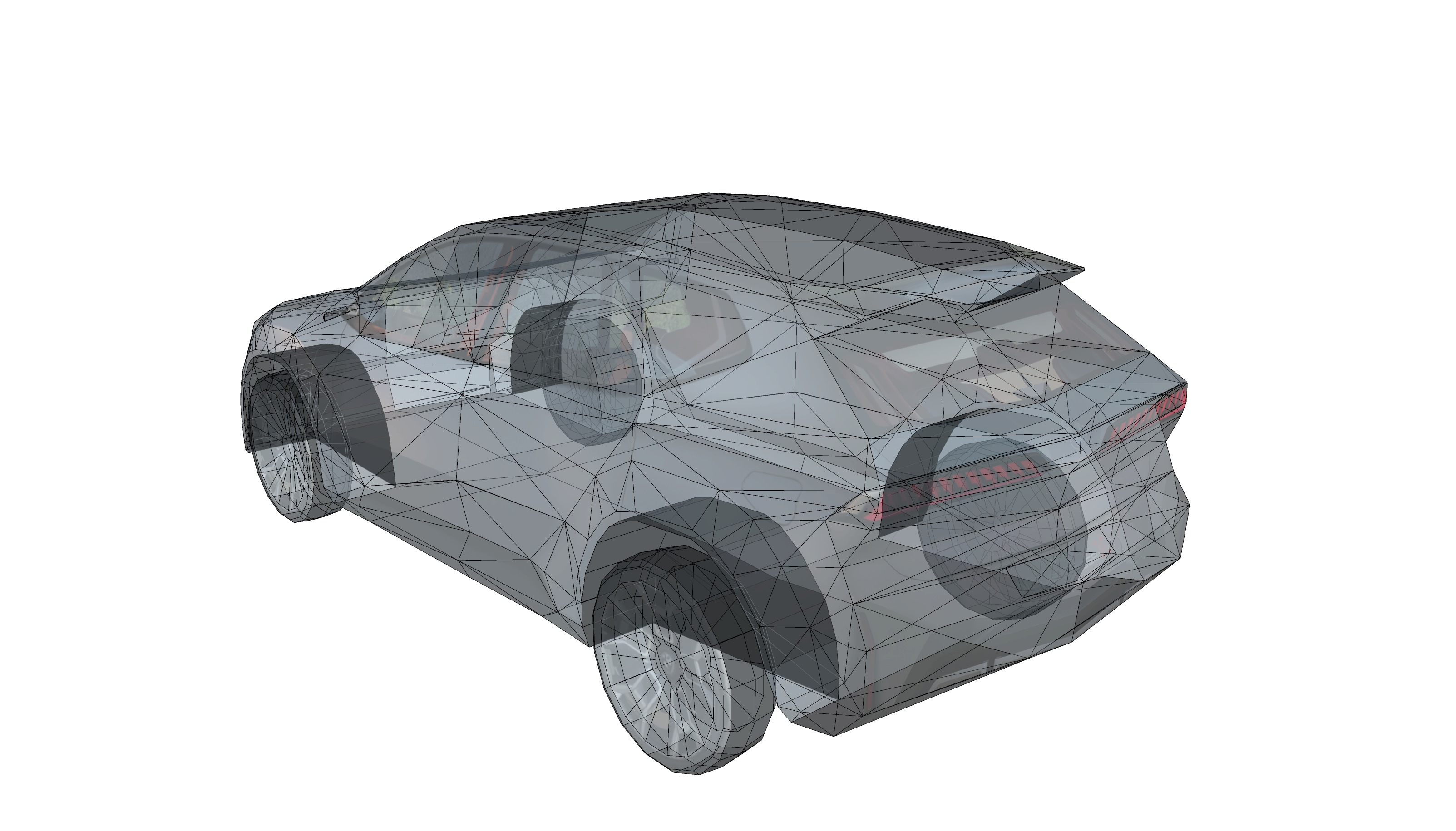 New Concept Car B  Low-poly 3D model_11