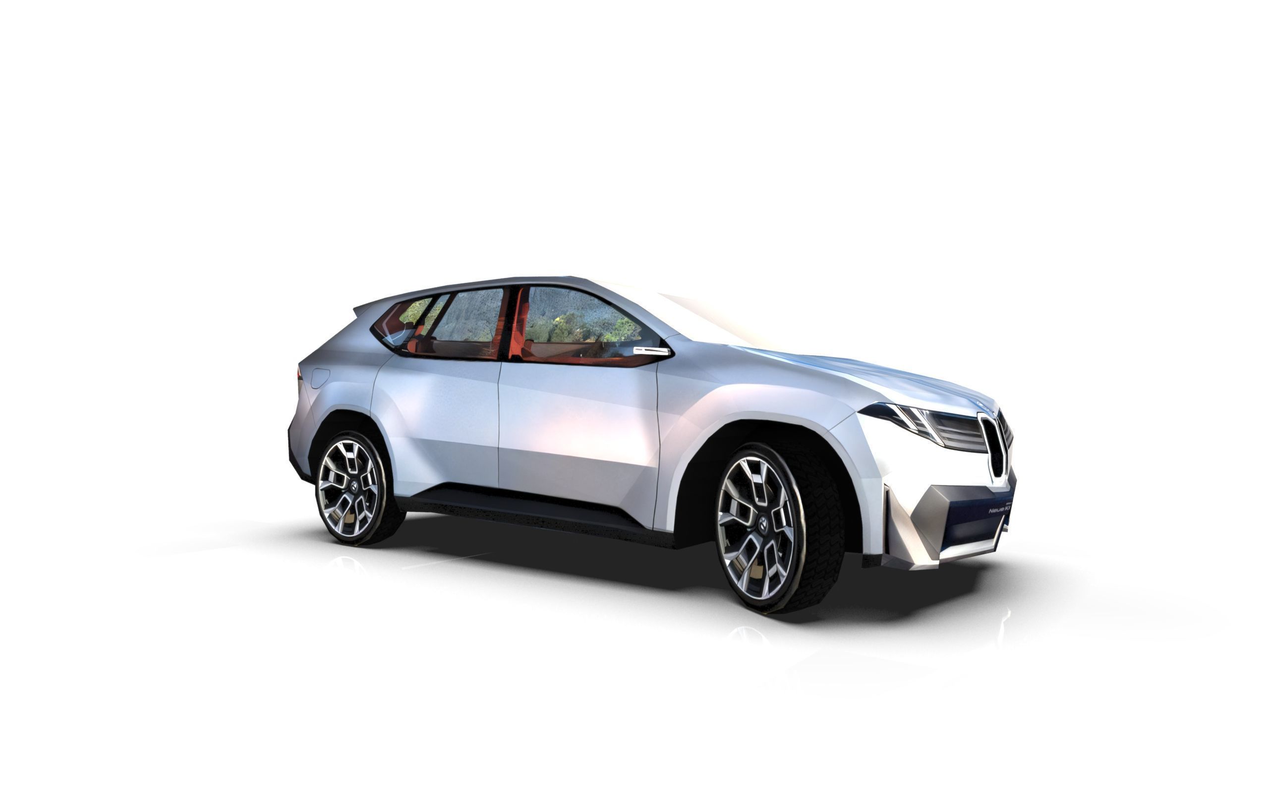 New Concept Car B  Low-poly 3D model_3