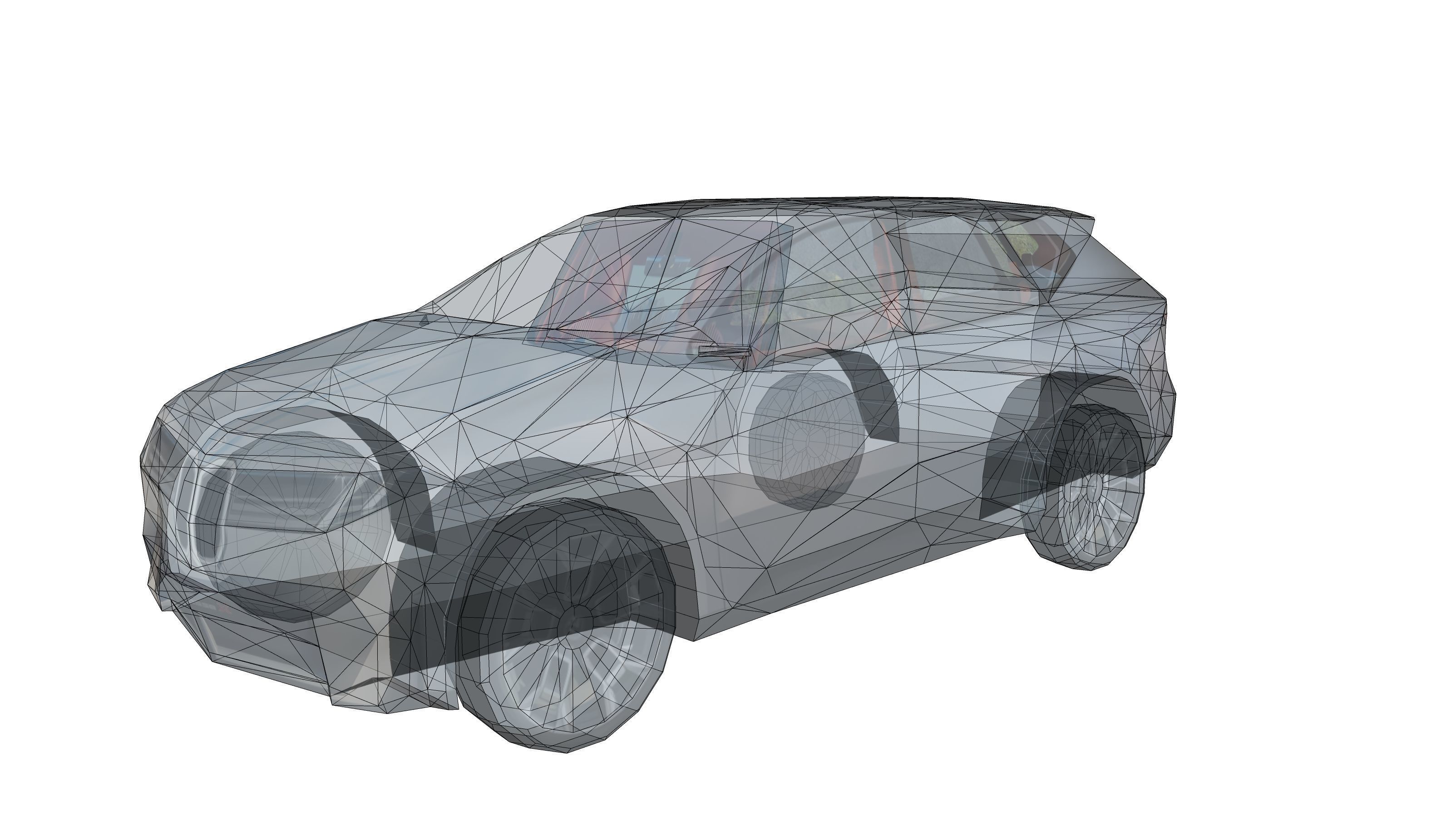 New Concept Car B  Low-poly 3D model_12