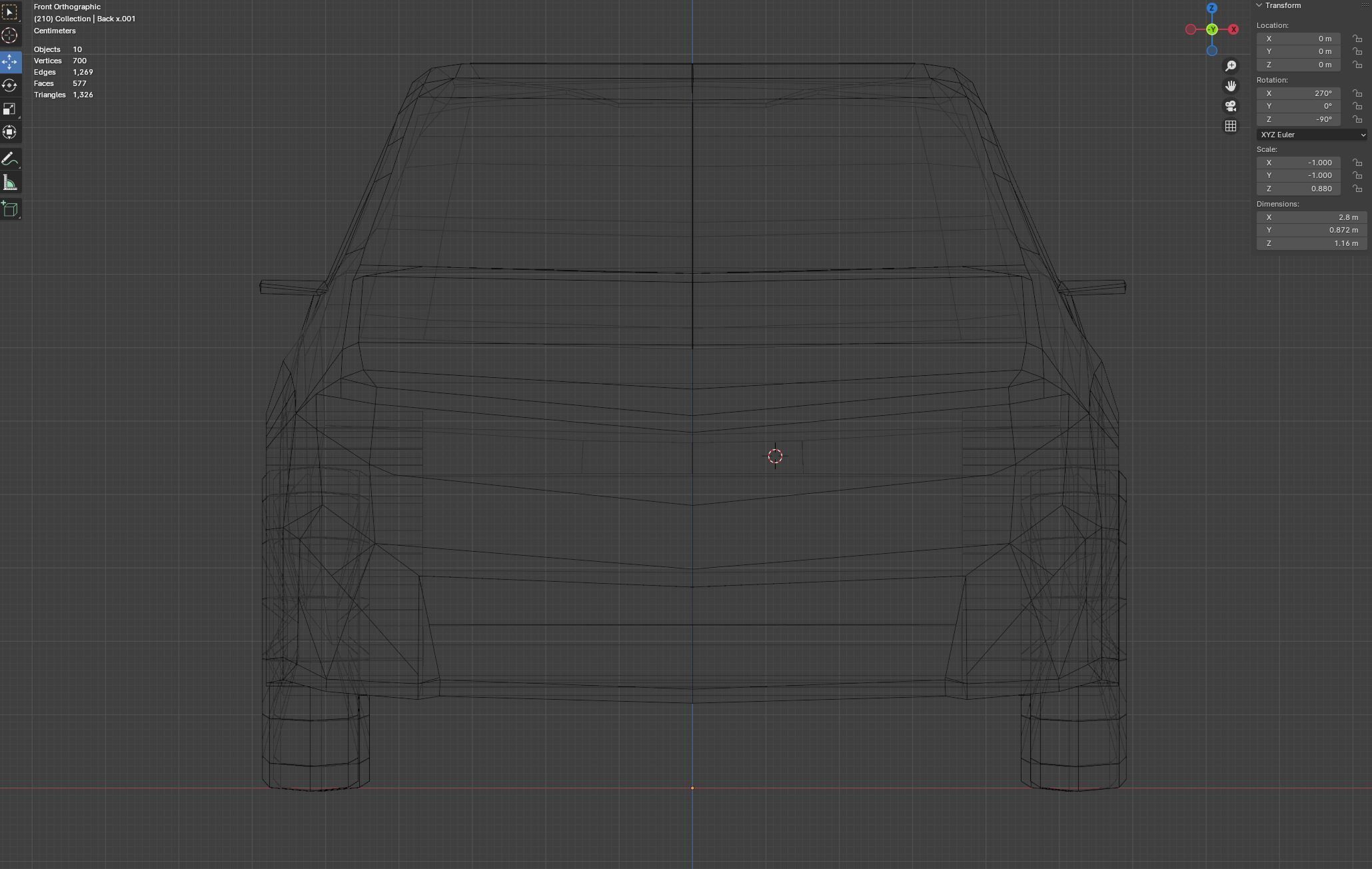 New Concept Car B  Low-poly 3D model_17