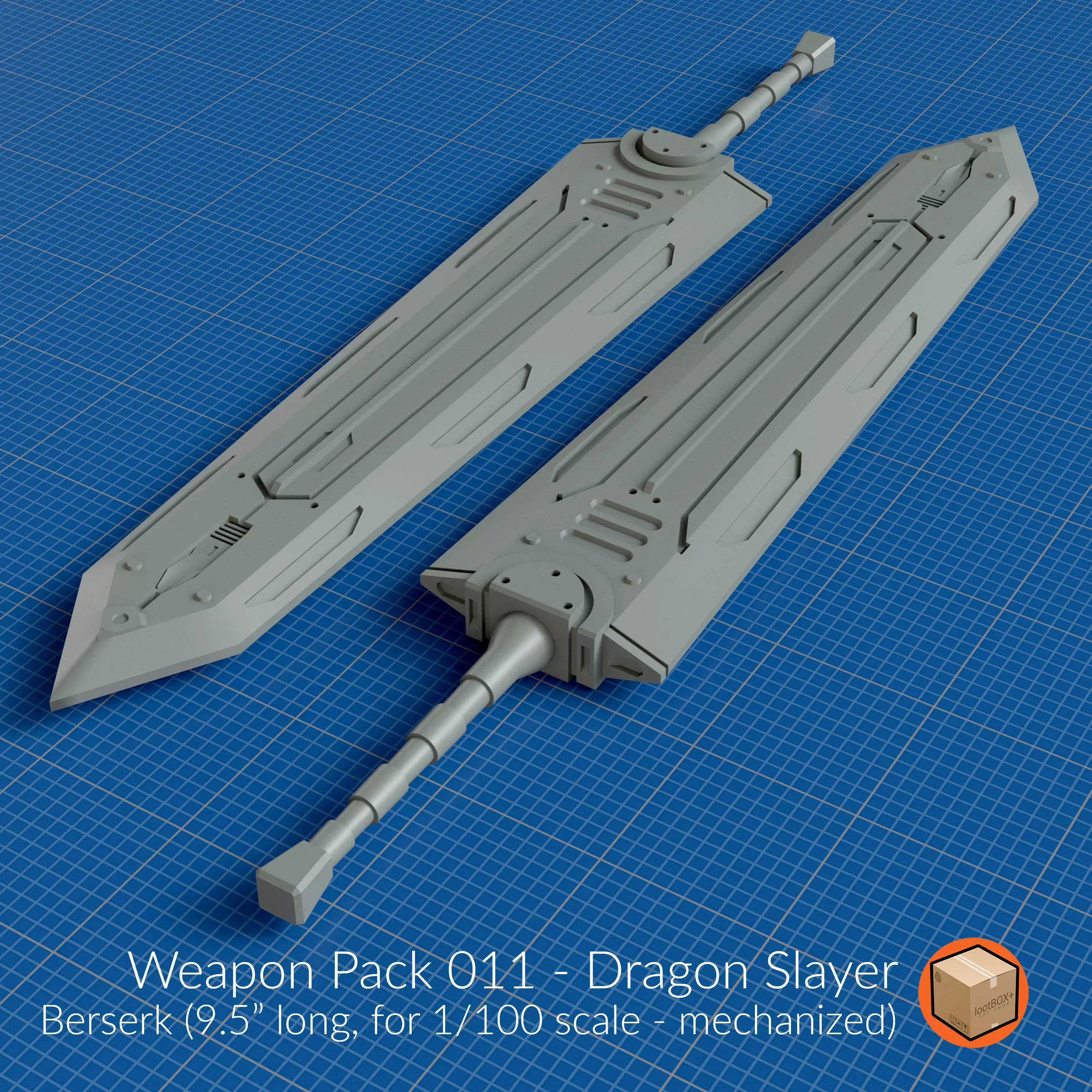 WEAPON PACK 011 3D print model_0