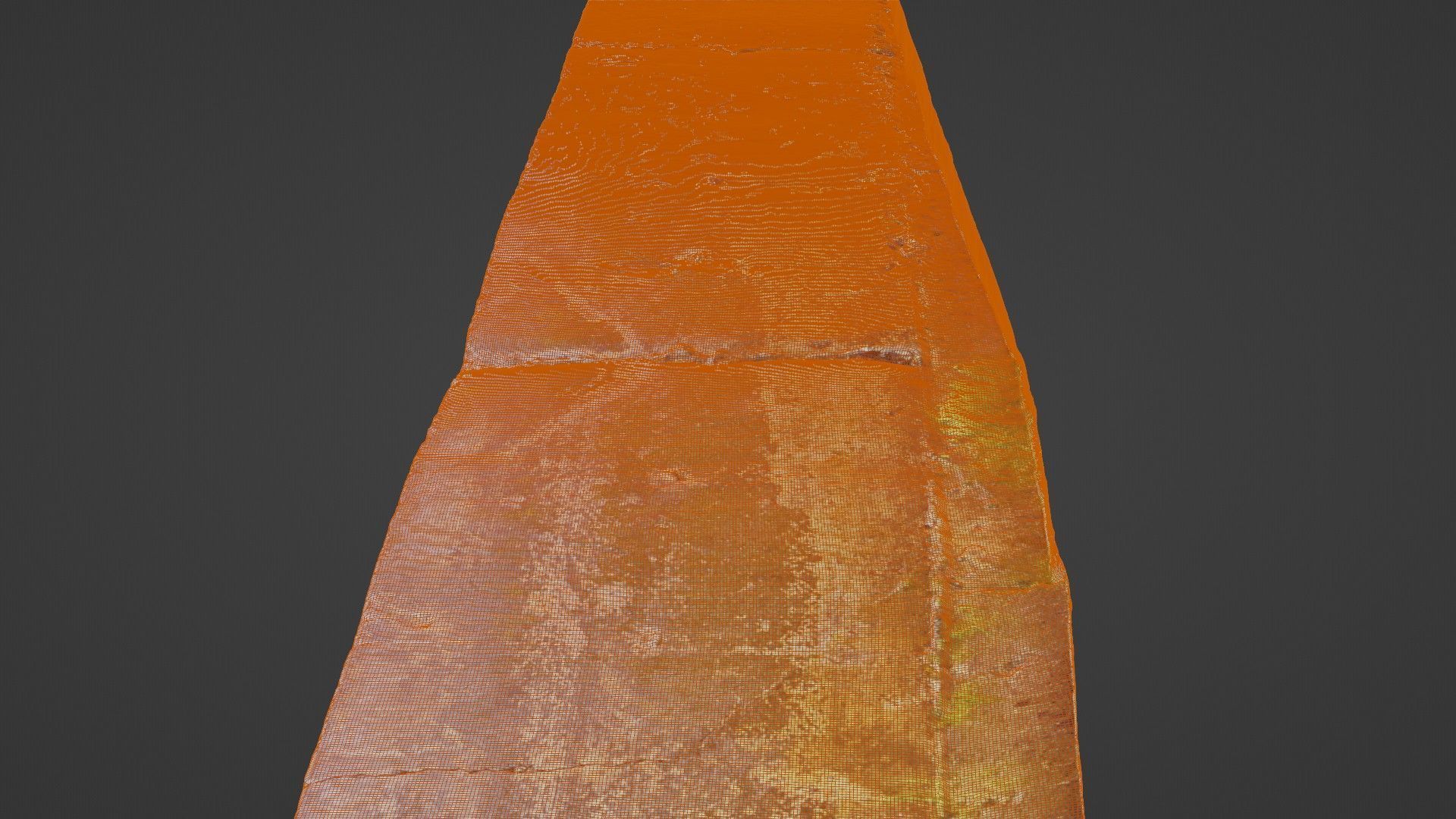 Seashore mossy path Low-poly 3D model_5