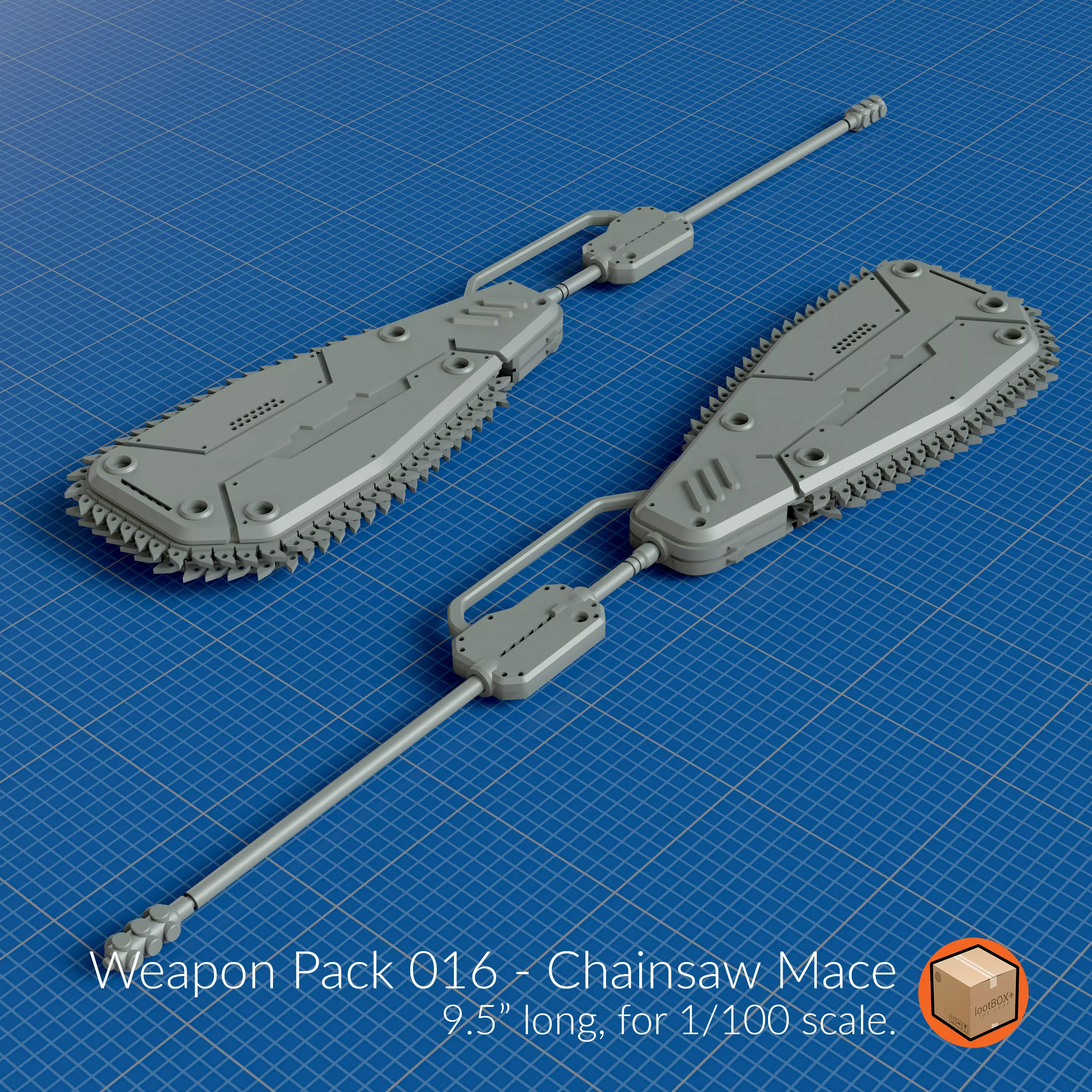 WEAPON PACK 016 3D print model_0