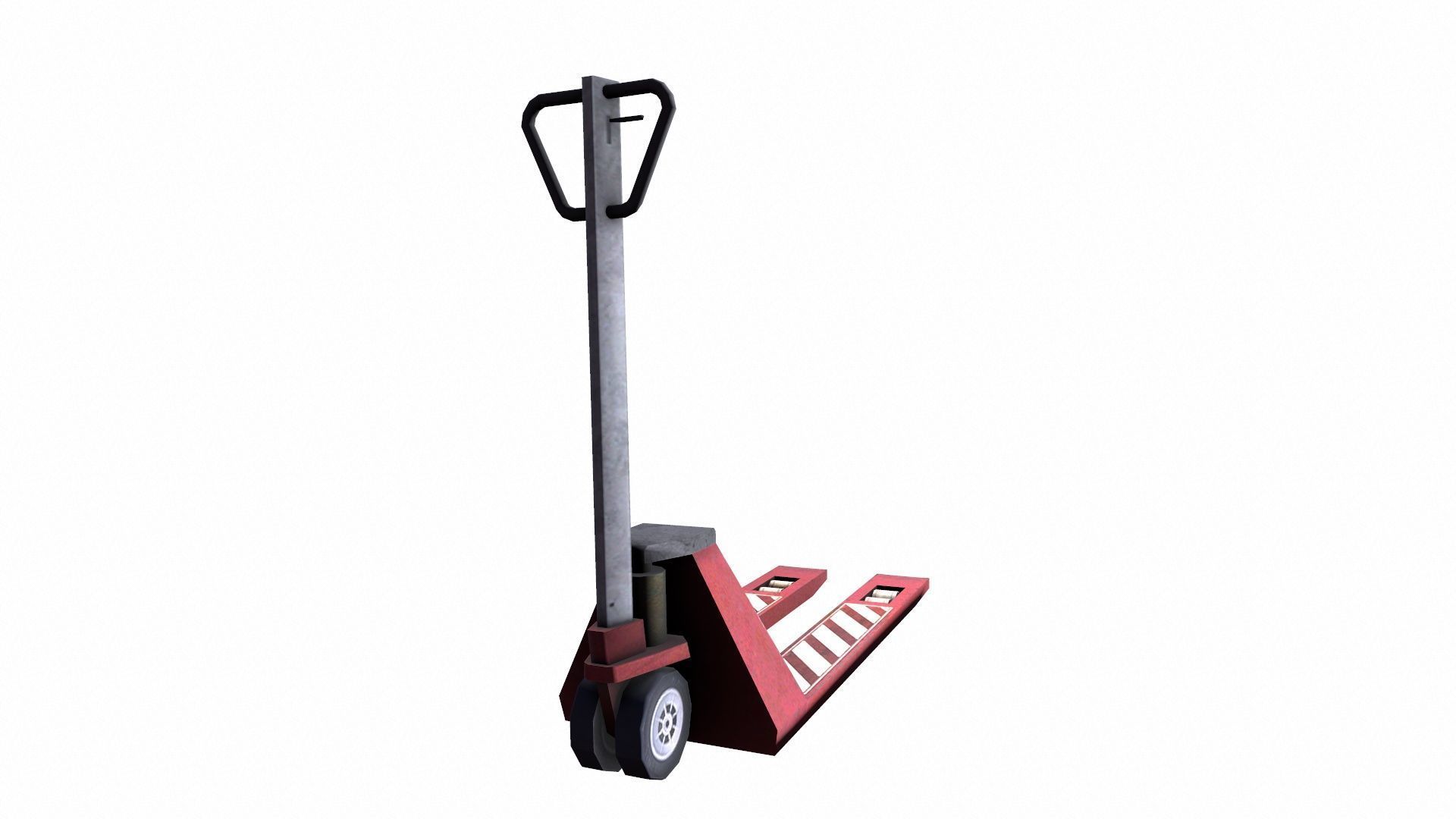 Pallet Jack Low-poly 3D model_5