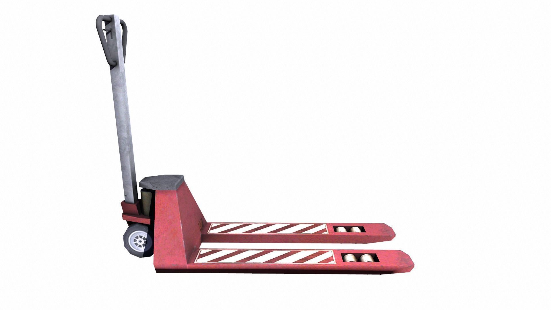 Pallet Jack Low-poly 3D model_3
