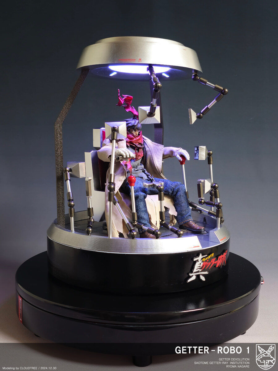 Getter robot 1 cockpit for CCSToys FigScript Ryoma Nagare NORMAL 3D print model_5