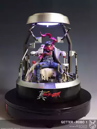Getter robot 1 cockpit for CCSToys FigScript Ryoma Nagare NORMAL 3D print model