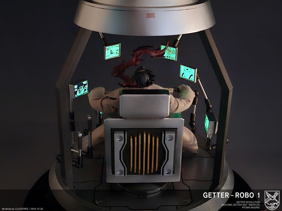 Getter robot 1 cockpit for CCSToys FigScript Ryoma Nagare NORMAL 3D print model_6