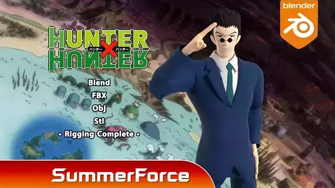 Leorio Paradinight - Hunter x Hunter 3D model