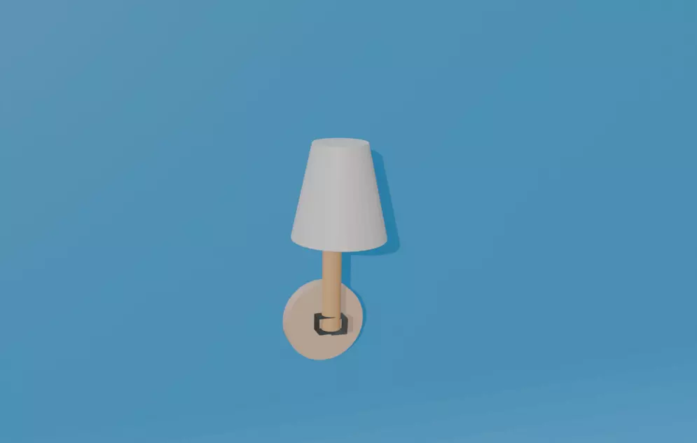3D model of Wall lamp 3D model_0