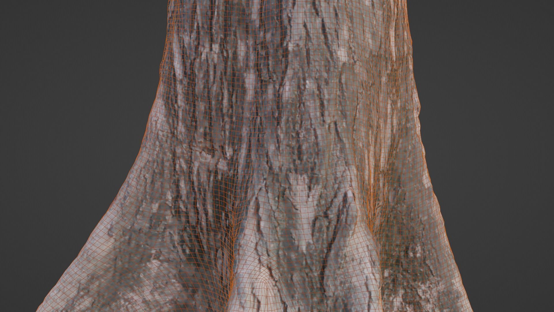 Gaint trunk Low-poly 3D model_4