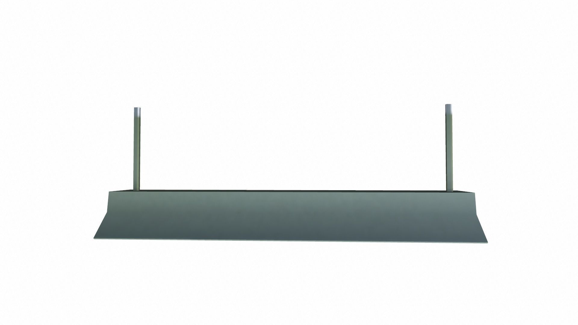 Roof hanging Light Low-poly 3D model_6