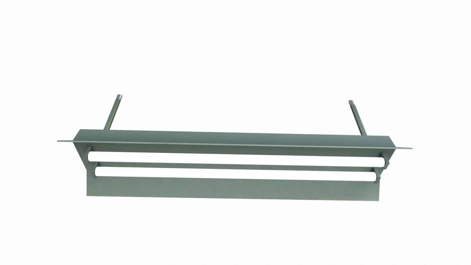 Roof hanging Light Low-poly 3D model_0