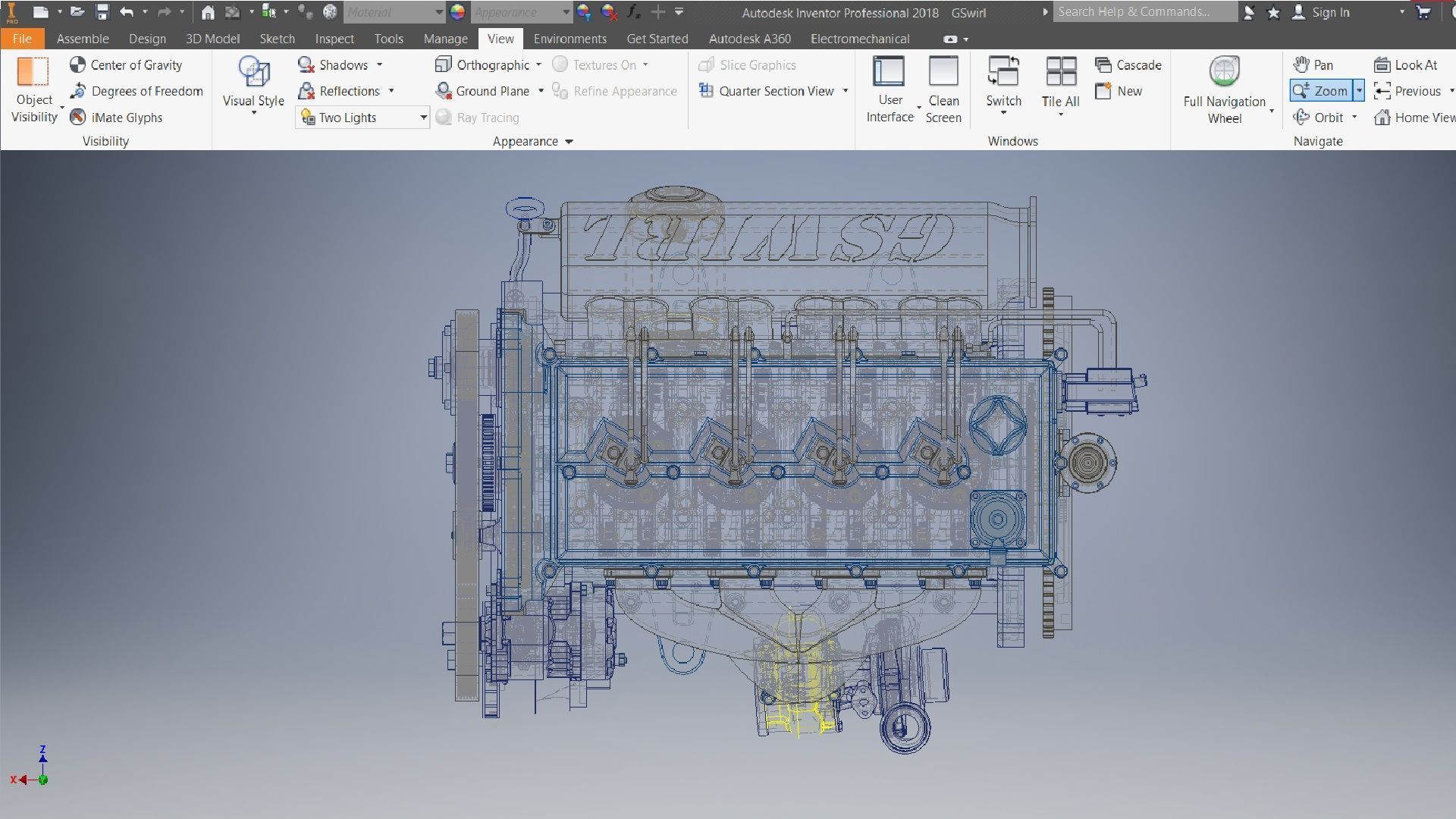 I4  Turbo Diesel engine 3d model 3D model_11