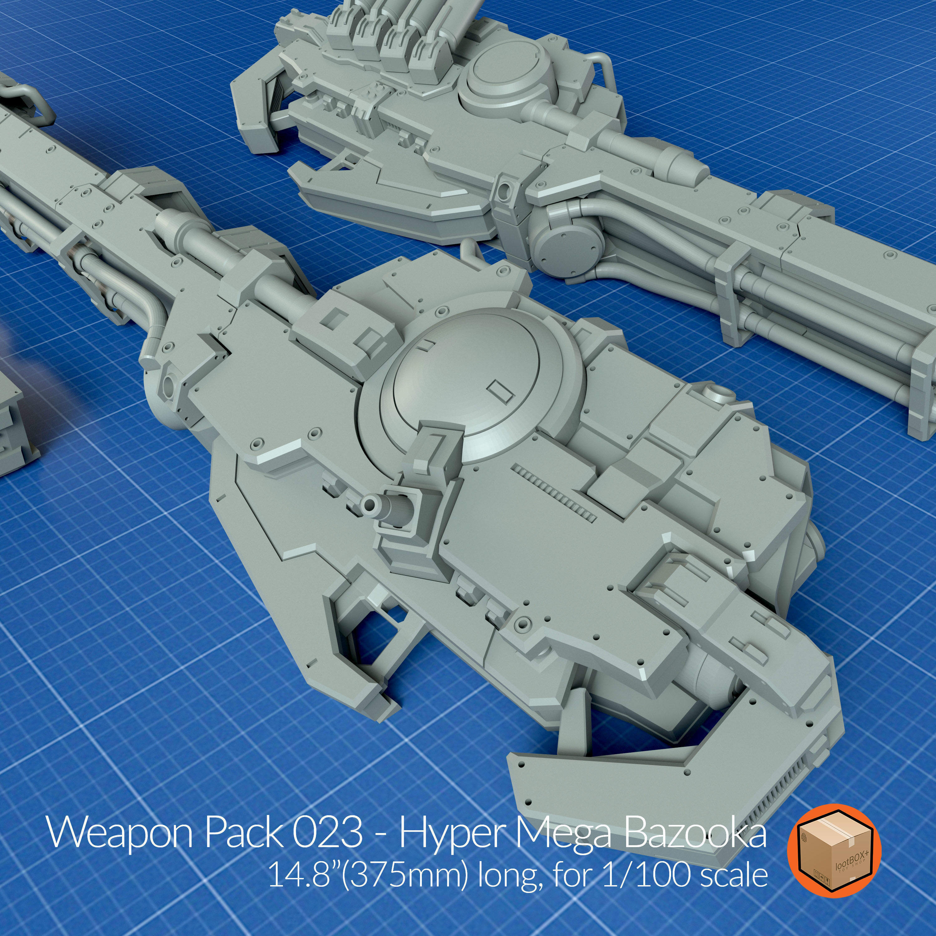 WEAPON PACK 023 3D print model_3