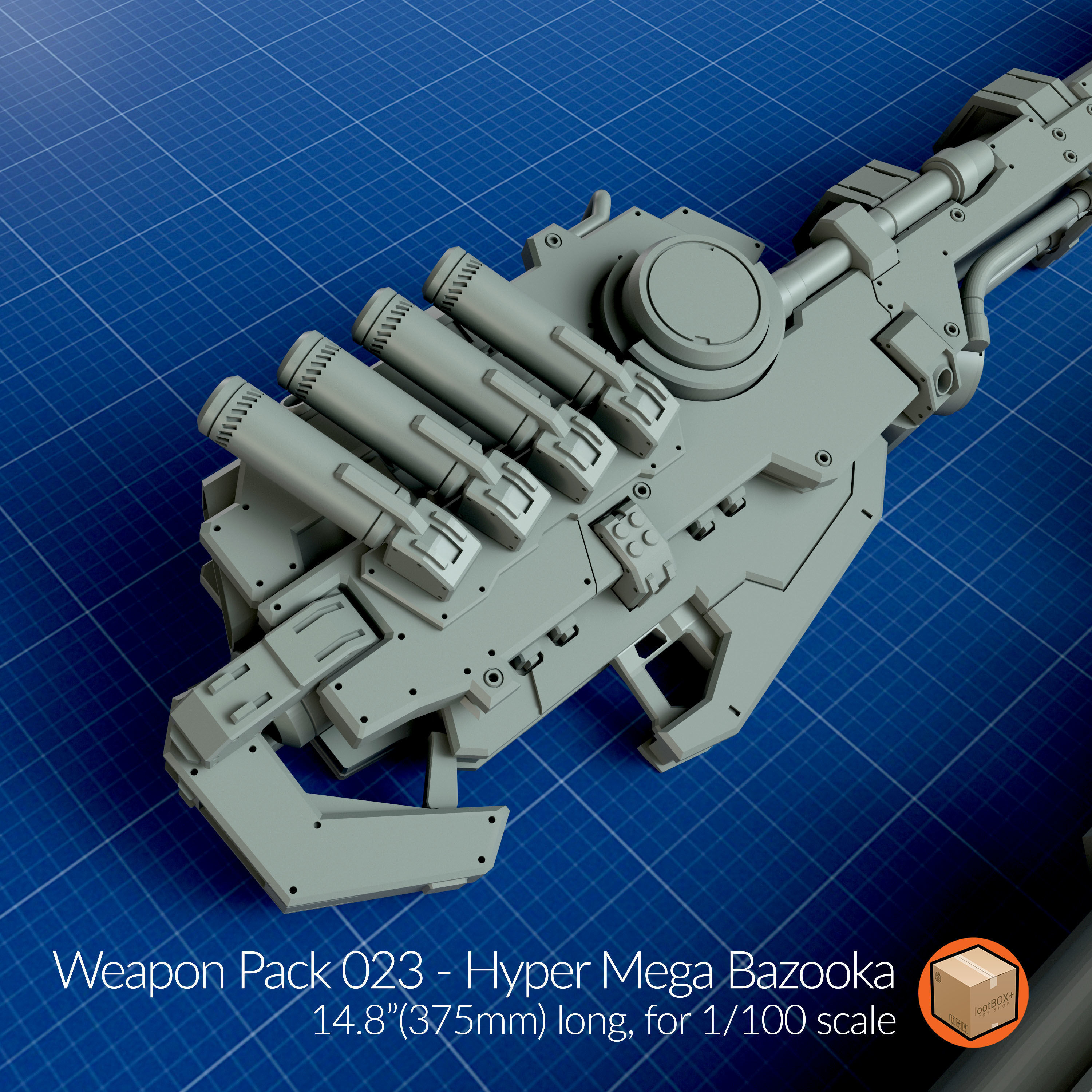 WEAPON PACK 023 3D print model_1