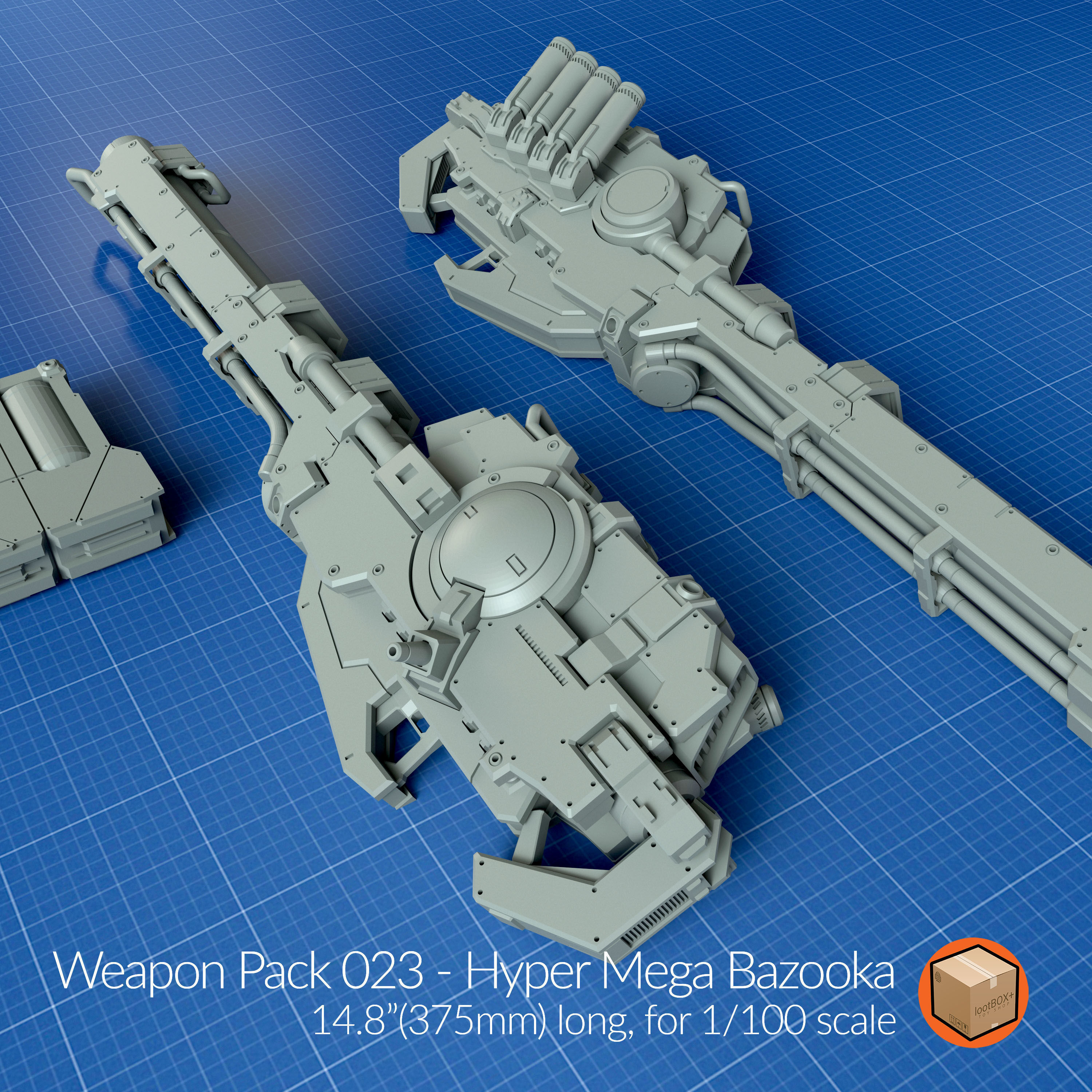 WEAPON PACK 023 3D print model_2