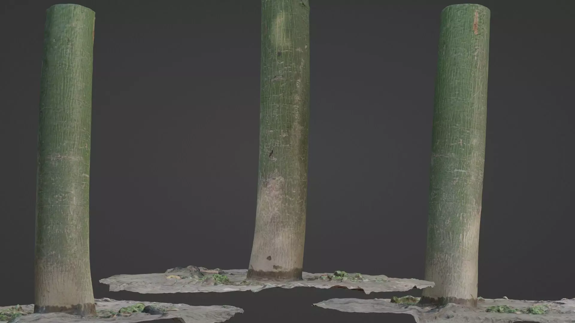 Forest Tree Low-poly 3D model