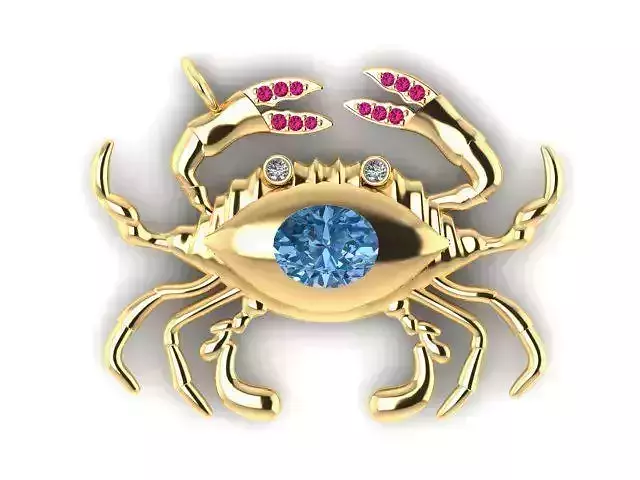 Crab pendant