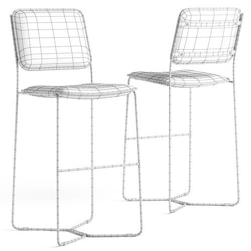 Loftdesigne Stool 2035 3D model 5