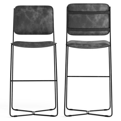 Loftdesigne Stool 2035 3D model 2